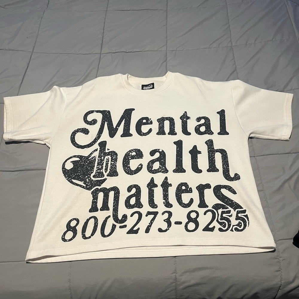 mental health matters White Graphic T-Shirt
